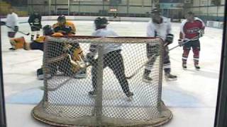 Hockey Goalie Highlights CRAZY SAVES [upl. by Ellinad]