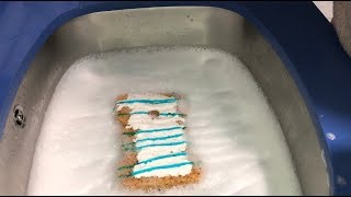 ASMR  Squeezing sponges with CIF cream and dish soap [upl. by Oralee3]