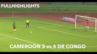 Cameroon 3 vs 4 DR Congo UNIFFAC U20 Africa Nations 2025 Qualifiers Penalties Highlights amp Goals [upl. by Souvaine]