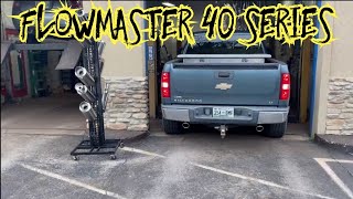 Chevy Silverado DUAL EXHAUST w FLOWMASTER 40 Series [upl. by Averill851]