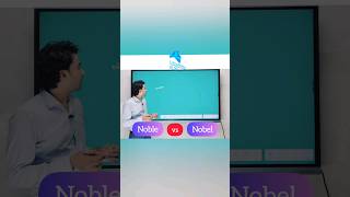 How to use Noble Nobel and Novel english vocabulary englishword EnglishAcademybyRajaSir shorts [upl. by Arob538]