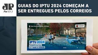 GUIAS DO IPTU 2024 COMEÇAM A SER ENTREGUES PELOS CORREIOS EM MARINGÁ [upl. by Yde570]