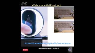 NexiGo N680E 1080P Webcam with Ring Light webcam webcamera [upl. by Graniela]