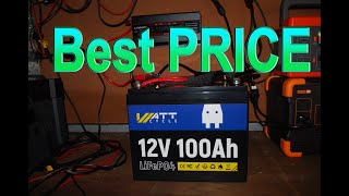 WattCycle solar storage battery 12 volt 100ah  reviewed ep 451 [upl. by Herbert]