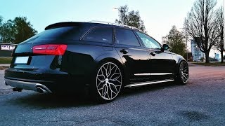 Audi A6 ALLROAD  AirSuspension LoweringModule  Luftfahrwerk Tieferlegungsmodul  AKRacing47 [upl. by Kawasaki]