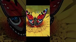 Woman transforms into a butterfly on AGT americagottalent magic ai [upl. by Perle]