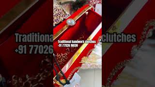 Handwork clutches wholesale in Hyd 7702616030  clutch bridalclutch weddinggift [upl. by Nauqe]