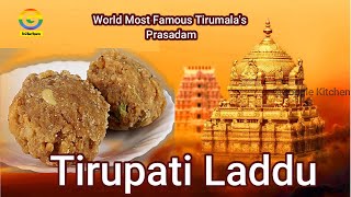 TIRUPATI LADDU MAKING VIDEOTIRUPATI LADDU RECIPE TIRUPATI BALAJI PRASADAM LADDUTIRUMALA LADDU [upl. by Dry744]