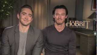 A special message from Lee Pace Thranduil and Luke Evans Bard the Bowman [upl. by Farhi]