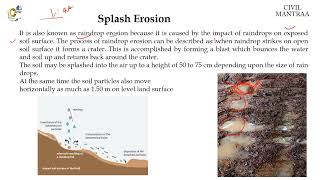 10 splash erosion [upl. by Elinnet]