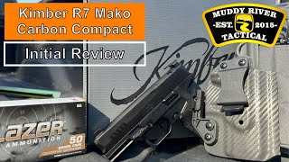 Kimber R7 Mako Carbon Compact  Not your ordinary Polymer Pistol [upl. by Elocal]