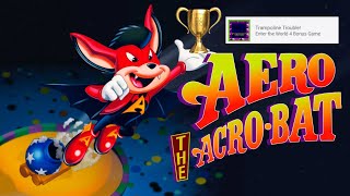 Aero the AcroBat PS4PS5  Trampoline Trouble Trophy Video [upl. by Christianna681]