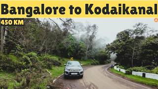 Bangalore to Kodaikanal Road trip Detailed guide  475km  Best Hill station in South India [upl. by Nevin822]