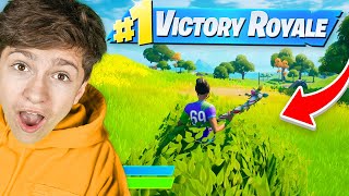 I Won In Fortnite Without Moving [upl. by Hgalehs]