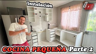 🧑🏽‍🍳Cómo hacer una COCINA integral pequeña PASO a PASO  Parte 2 [upl. by Notsua]