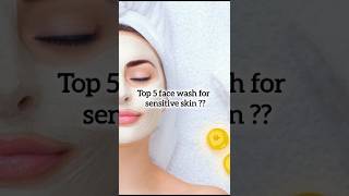 I Tried The Top 5 Face Washes For Sensitive Skin [upl. by Ecinnahs]