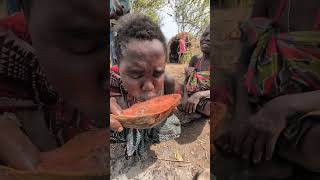 Wow 😮😋 She must be a Best chief in tribe See how she cooks a very delicious soup 🍲😋‼️hadzabetribe [upl. by Bax]