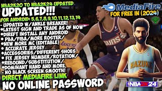 NBA2K20 TO NBA2K24 Updated Roster  HD Graphics Smooth  Android 51314  Ankle Breaker M🏀d 2024 [upl. by Elsworth934]