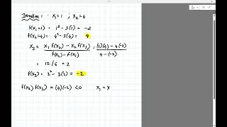 Numerics Lec04c Regular Falsi Method Fall 2024 [upl. by Ethban]