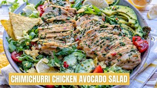 Chimichurri Chicken Avocado Salad Recipe [upl. by Mohun]