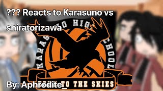 Reacts to karasuno vs shiratorizawa short like Yachi READ DISC [upl. by Ajad]