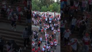 Llegan los borrachos del tablón al estadio [upl. by Ati]