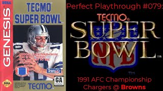 Perfect Playthrough Tecmo Super Bowl Part 12 [upl. by Midis]