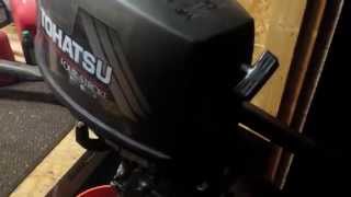 2005 MFS4A2 Tohatsu 4HP Outboard Motor Troubleshooting Carburetor [upl. by Slinkman]