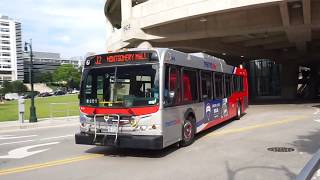 WMATA Metrobus 2006 New Flyer D40LFR 6166 On Route J2 [upl. by Zink500]