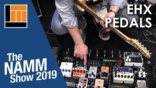 LampM  NAMM 2019 ElectroHarmonix Pedals [upl. by Lenhart]