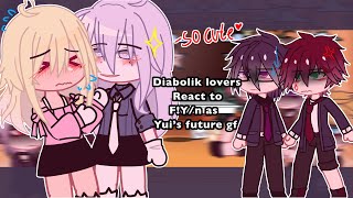 Diabolik lovers react to FYn as Yui’s future girlfriend ⚠️Angy vampires😾Speed2x [upl. by Enytsirhc268]