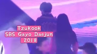 BANGTWICE Jungkook ll Tzuyu  181225 SBS Gayo Daejun [upl. by Nhabois]