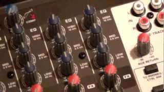 Обзор микшерного пульта Behringer Xenyx Q802Usb [upl. by Cacka741]