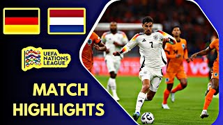 Germany VS Netherlands  Highlights  UEFA Nations League  11 September 2024 [upl. by Asiruam]