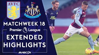 Aston Villa v Newcastle  PREMIER LEAGUE HIGHLIGHTS  1232021  NBC Sports [upl. by Nazarius]