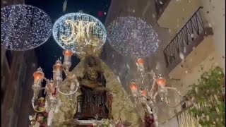 Procesión de la Virgen de África Patrona de Ceuta Pasión en Ceuta cofrademaniajerez [upl. by Atirehc]