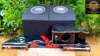 How To Make A Powerful Three Weel Subwoofer At Home  Home Made Powerful Subwoofer [upl. by Aivle558]