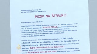 Radnici ArcelorMittala u Zenici ne odustaju od štrajka [upl. by Enymsaj655]