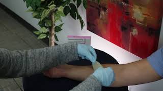 How to Apply DermaRites XeroForm Wound Dressing [upl. by Nelyk]