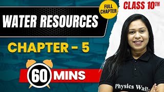 WATER RESOURCES in 60 Mins  Complete Chapter Mind Map  Class 10 ICSE GEOGRAPHY [upl. by Illil]