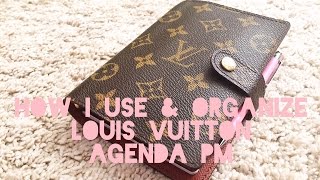 LOUIS VUITTON AGENDA PM  Set Up Organization Planning Review etc [upl. by Frum883]