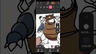 drawing uhhhh Blastoise in flipa clip [upl. by Hairam]