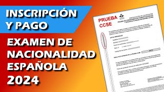 ✅ COMO INSCRIBIRTE PARA EL EXAMEN CCSE NACIONALIDAD ESPAÑOLA IBEROTIPS 🇳🇮 🇪🇦 🇳🇮 🇪🇦 [upl. by Firahs]