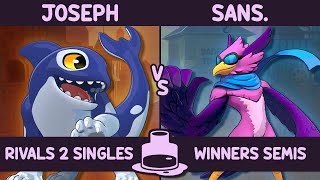 The Inkwell TOP 8  Joseph Orcane vs sans Wrastor  Rivals of Aether II [upl. by Uno]