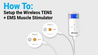 How to setup the Wireless TENS  EMS Muscle Stimulator [upl. by Lizned713]