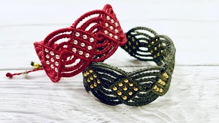 8 DIY Braided bracelet simple  Cach làm vòng đeo tay với hạt đơn giản daisyart [upl. by Brendis]