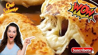 Cómo hacer Las Pupusas con Queso Más Sabrosas y Fáciles  Qué Sabroso [upl. by Pooi]