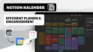 Das optimale Setup für deinen NotionKalender – so geht’s [upl. by Ailekat]