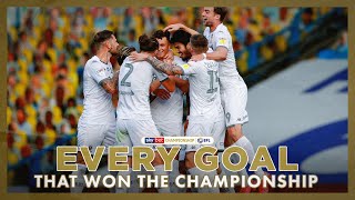 EVERY Leeds United goal that won the Championship title  201920 season [upl. by Alliuqal]