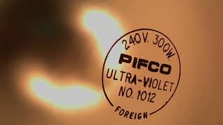 Pifco Ultratonic Sun lamp  1974 [upl. by Delmer]